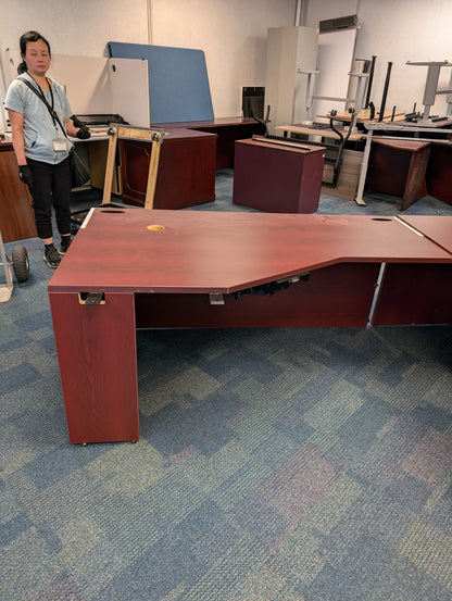 L-Shaped Executive Office Desk