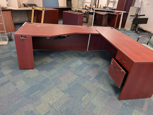 L-Shaped Executive Office Desk