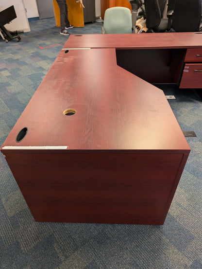 L-Shaped Executive Office Desk