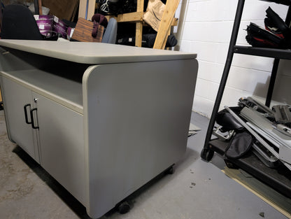 Heavy-duty Rolling Workstation with Storage