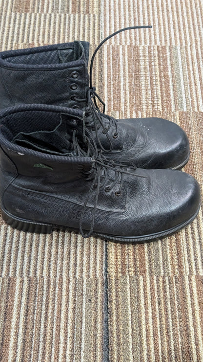 Resistance acid steel-toed boots